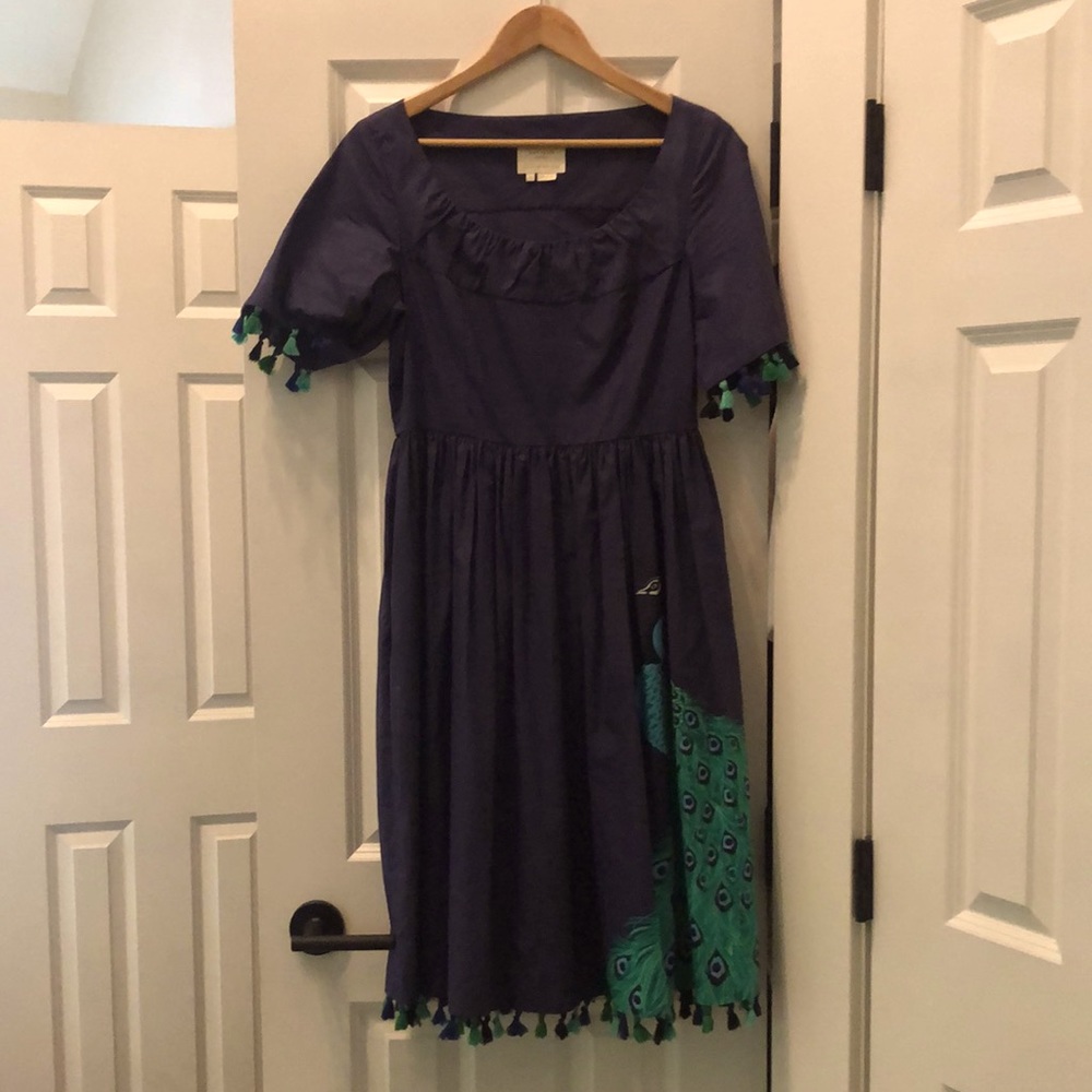 Kate Spade Size 6 Peacock Dress